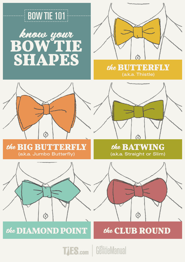 Know Your Bow Tie Shapes