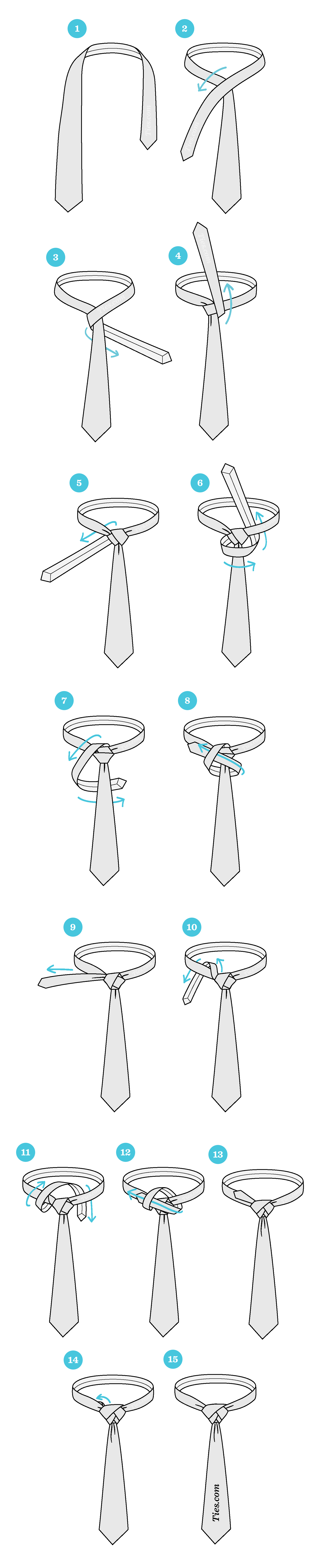 Tie knots: How to Tie a Tie