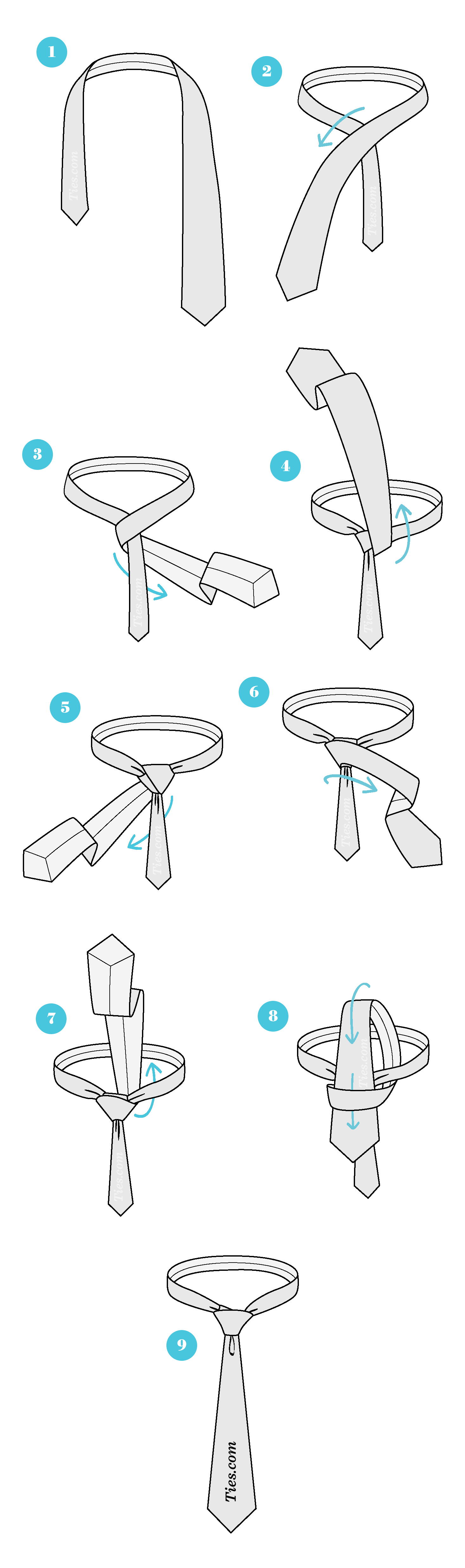 1 2 Windsor Knot How To Tie A Double Windsor Knot Ties Com With 