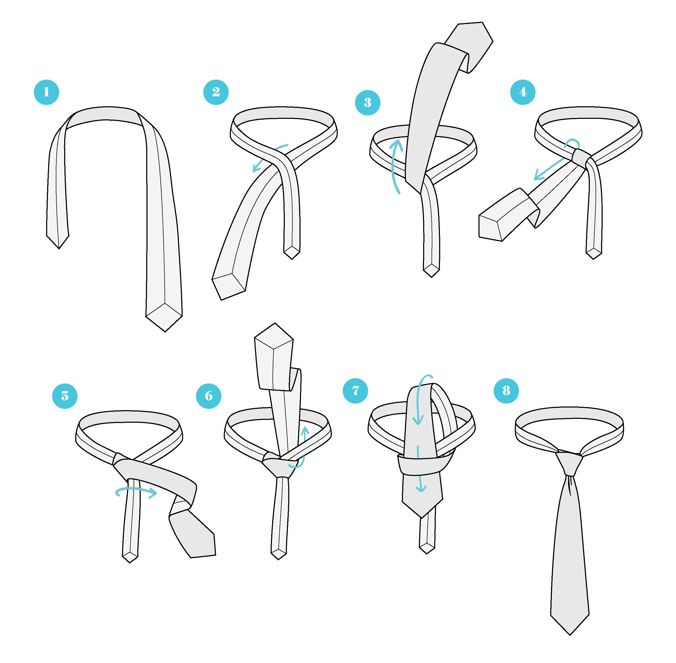 How To Knot A Tie Step By Step : How to tie a tie half windsor knot ...