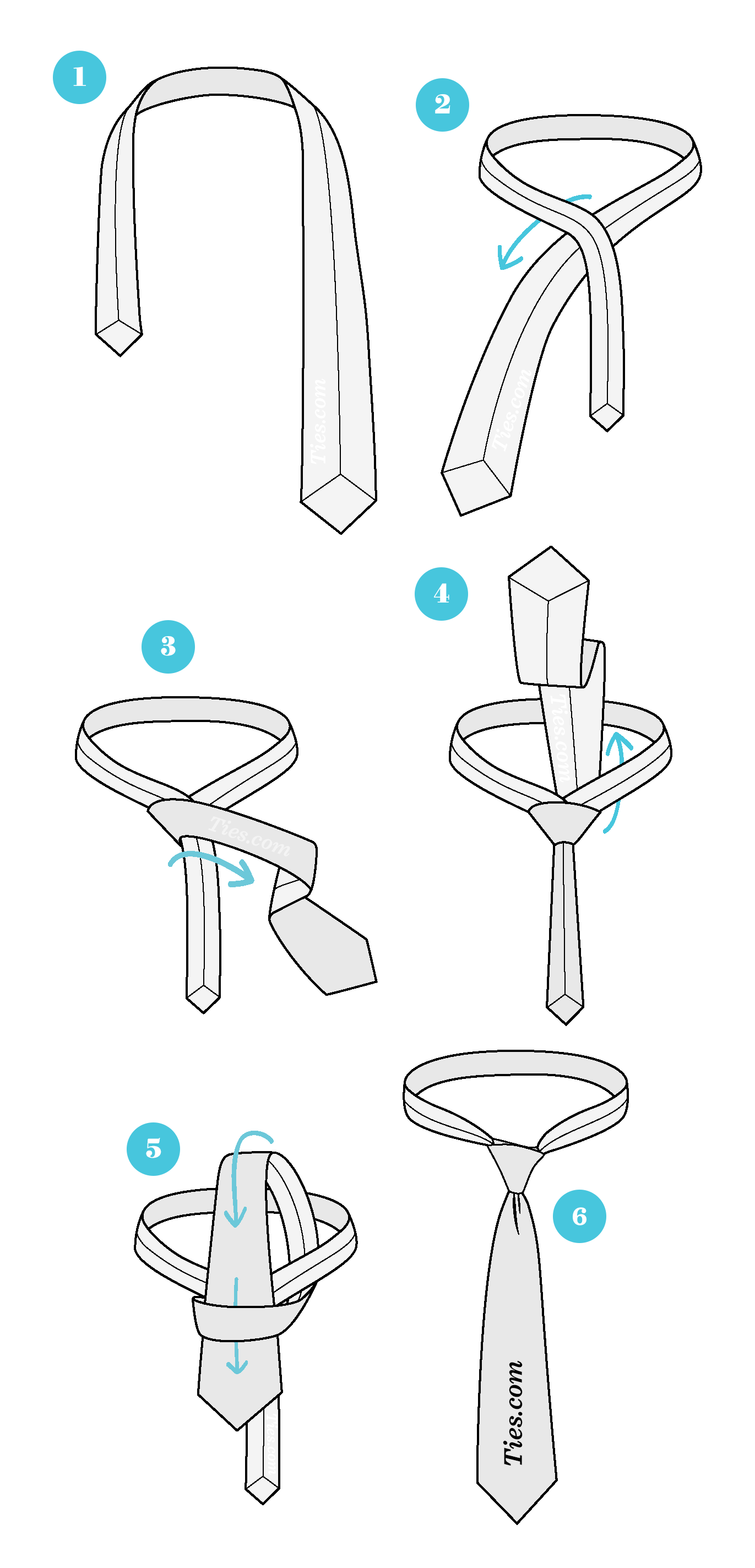 3 Easiest Tie Knots for Beginners - Step-By-Step Instruction