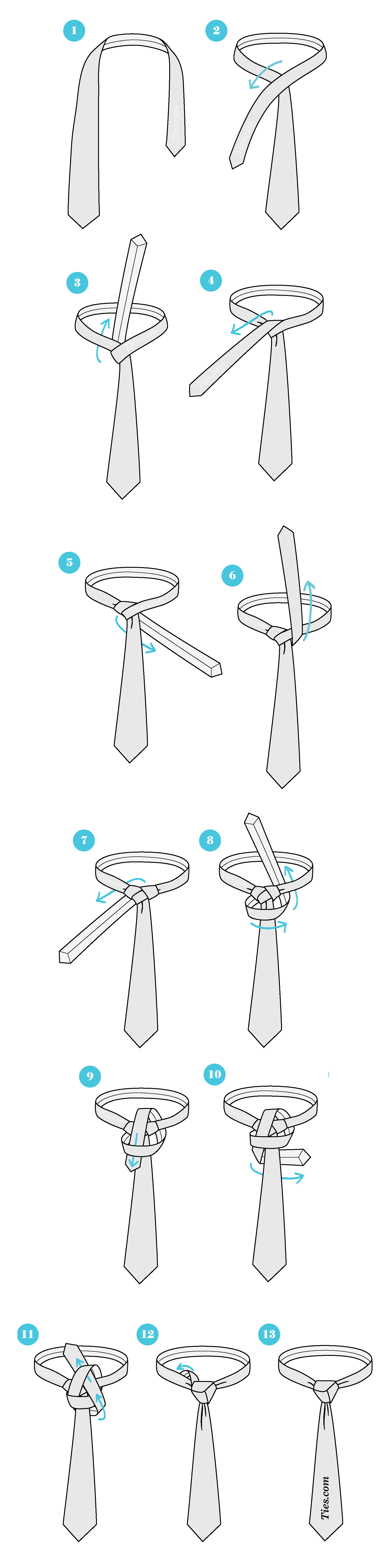 Tie knots: How to Tie a Tie