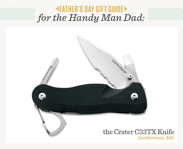 Father's Day Gift Guide: Leatherman Crater C33TX Knife