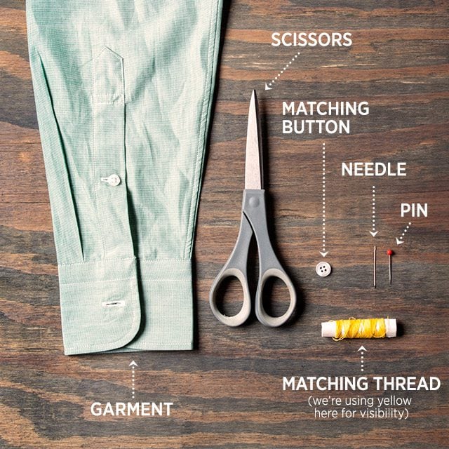 How to Sew a Button: What You'll Need