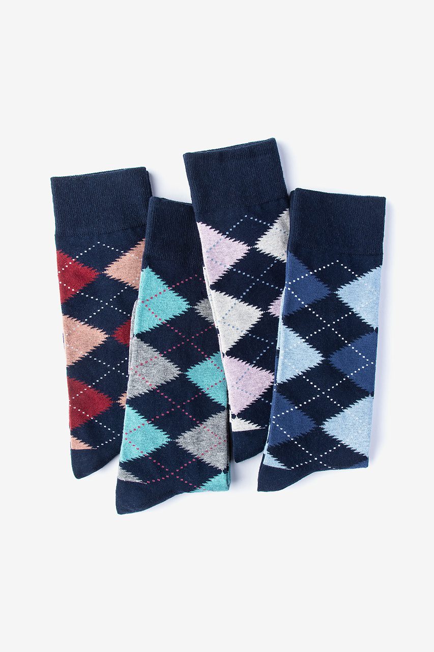 Everyday Argyle 4 Multicolor Sock Pack