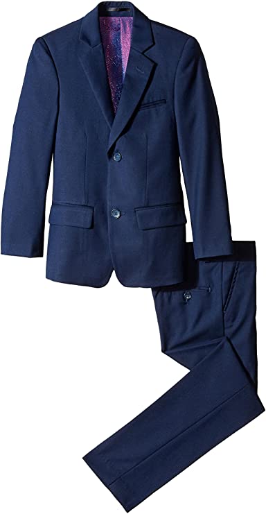 Isaac Mizrahi Big Boys Slim Boys 2 Piece Cut LinenCotton Suit
