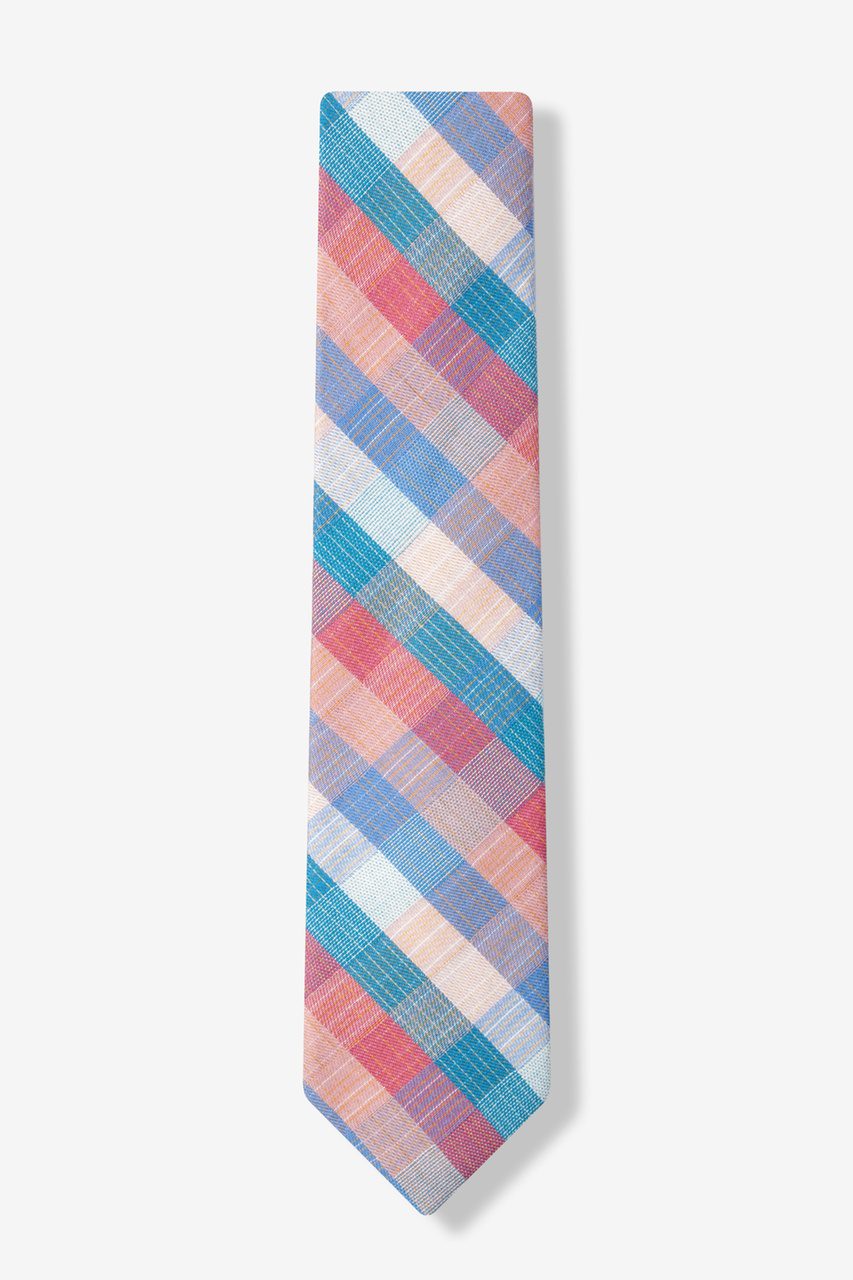 Coral Cotton Hathaway Skinny Tie 239093 505 1280 0