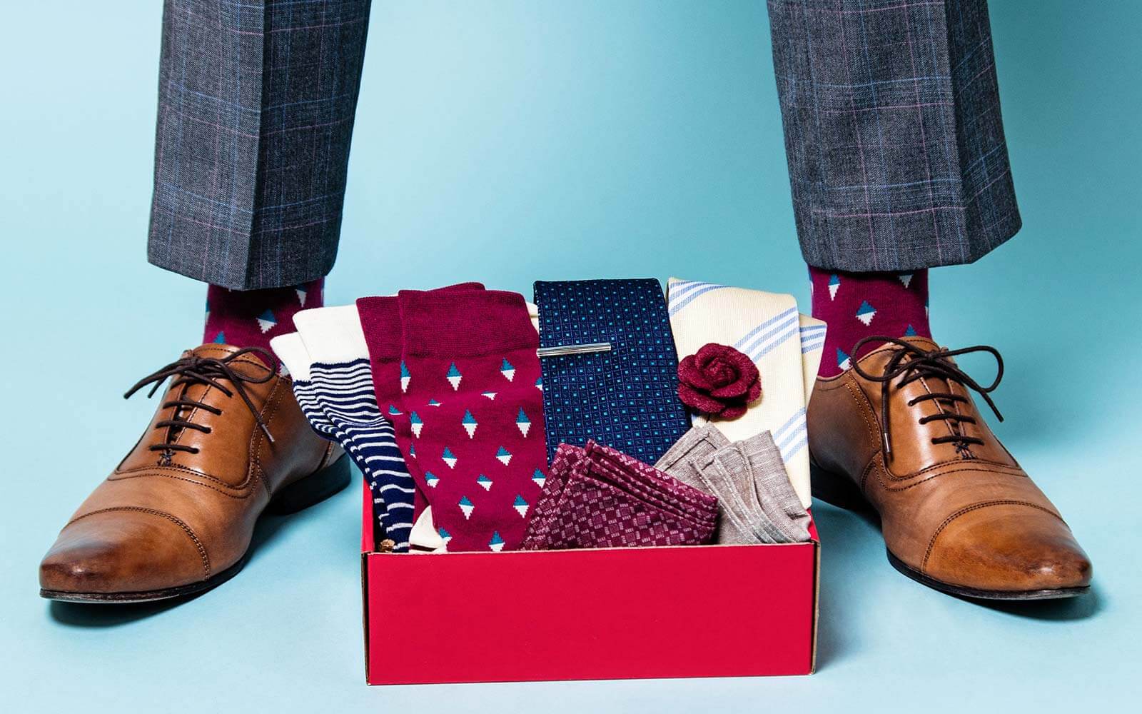 Ties.com gift box with assorted products