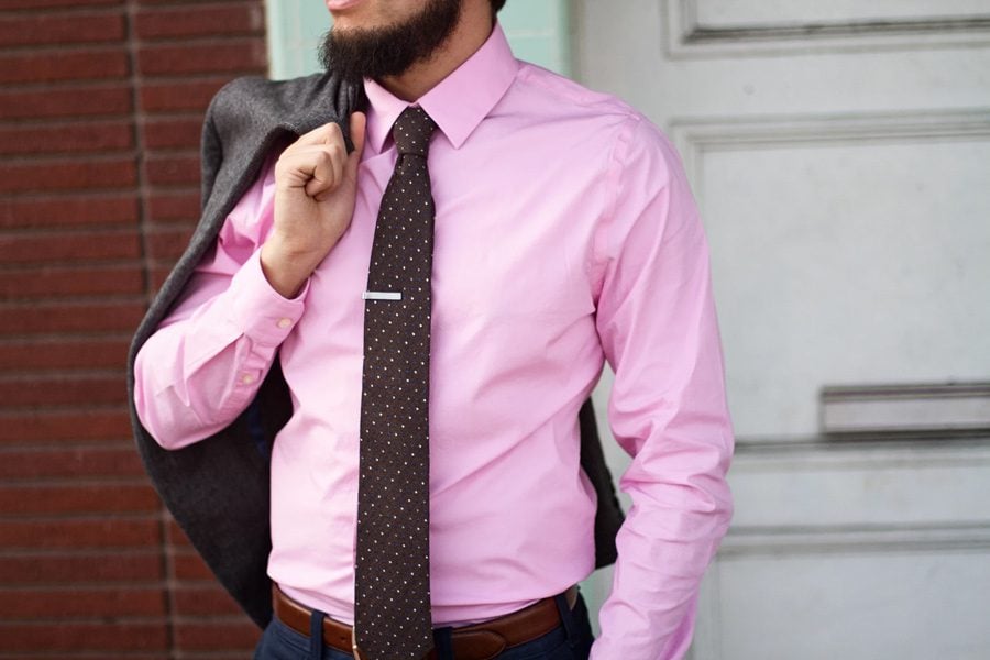 How to Build a Base Wardrobe: shirt and tie 