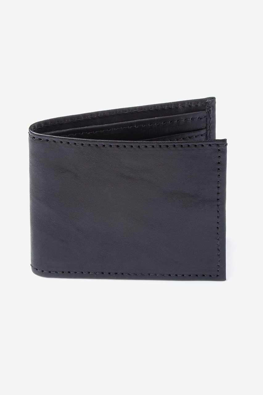Black Leather Bi Fold Wallet Wallet 254053 540 1280 0