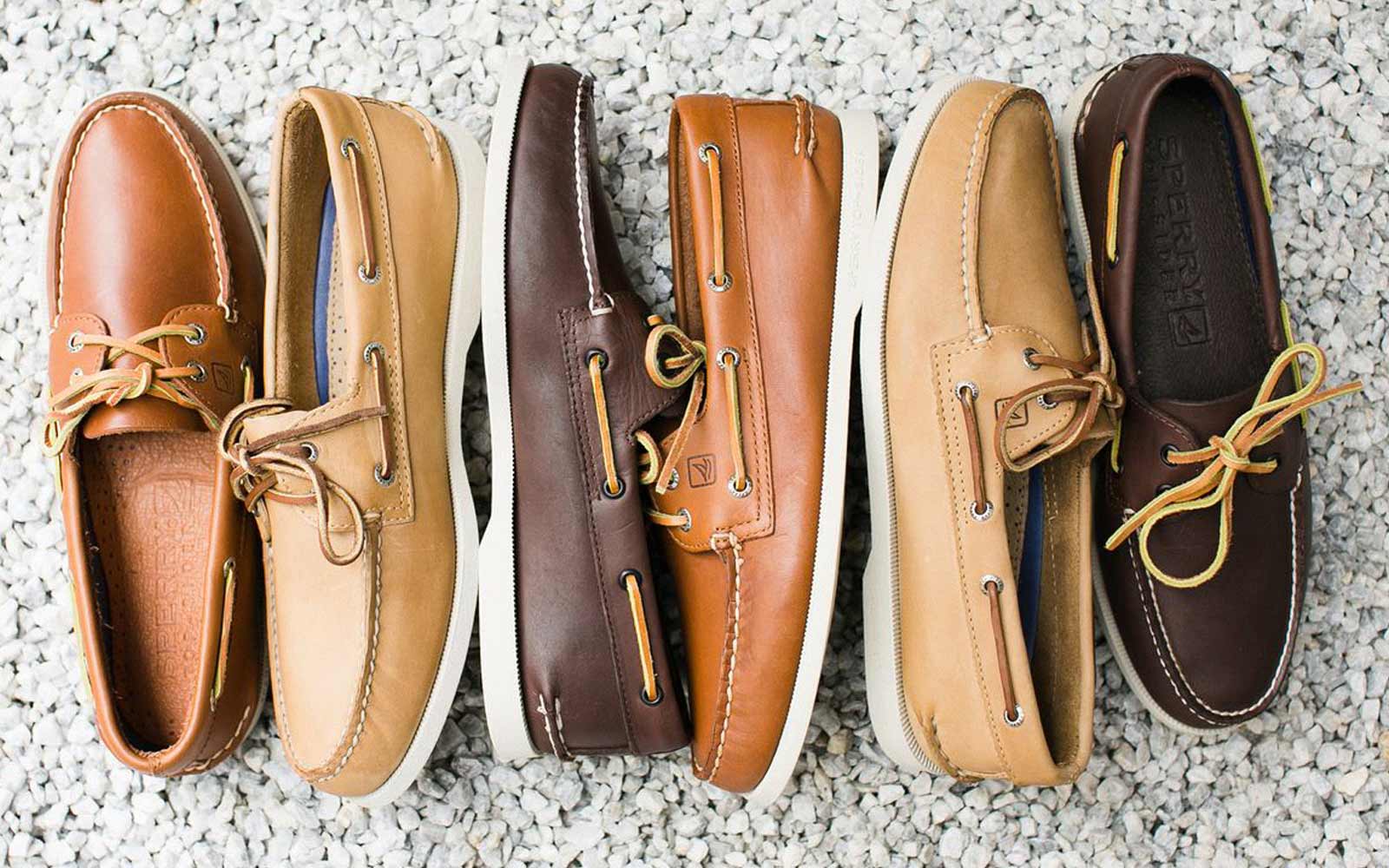 Various boat shoes