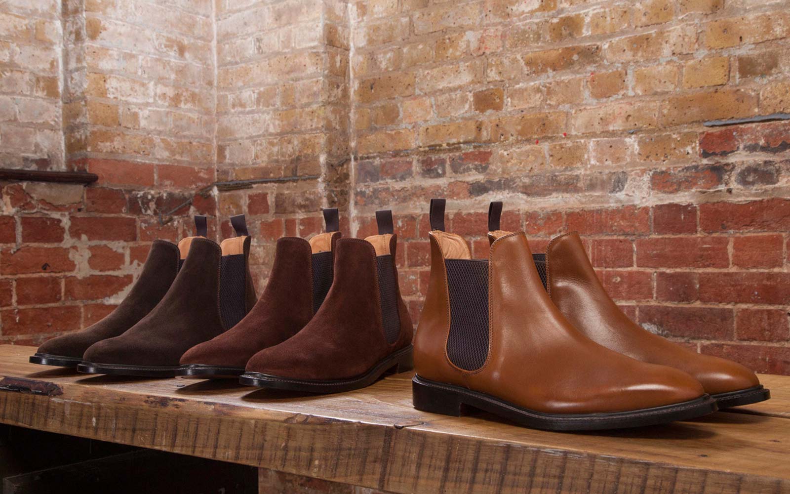 mens brown chelsea boots