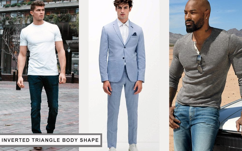 how to dress for your body type inverted triangle