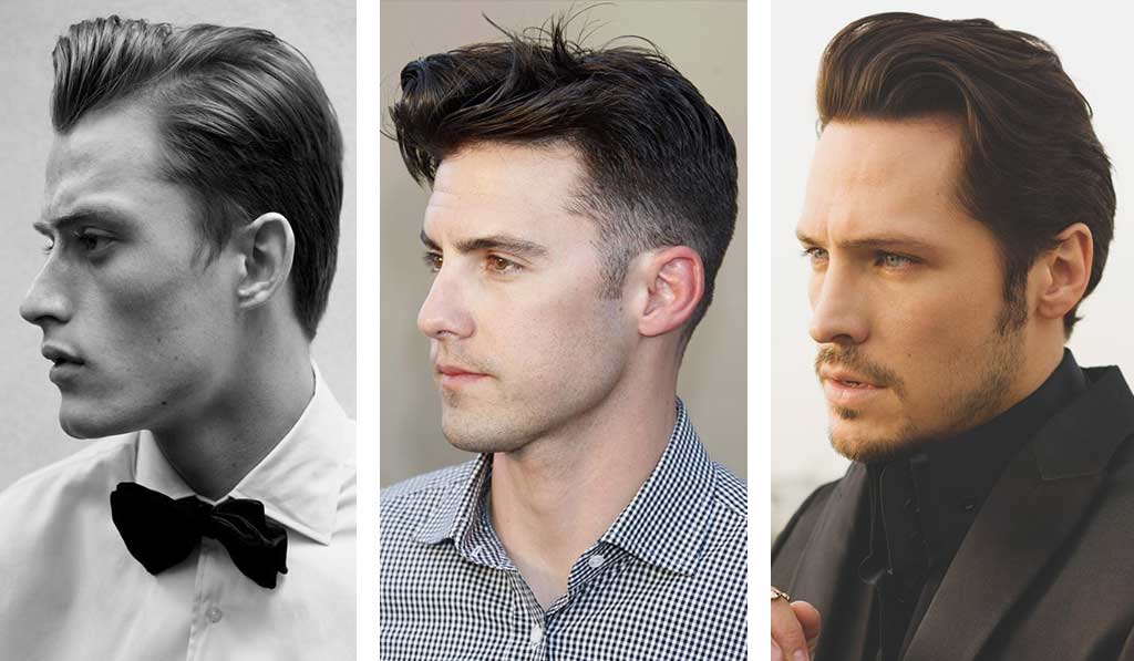 Men with side burn haircut