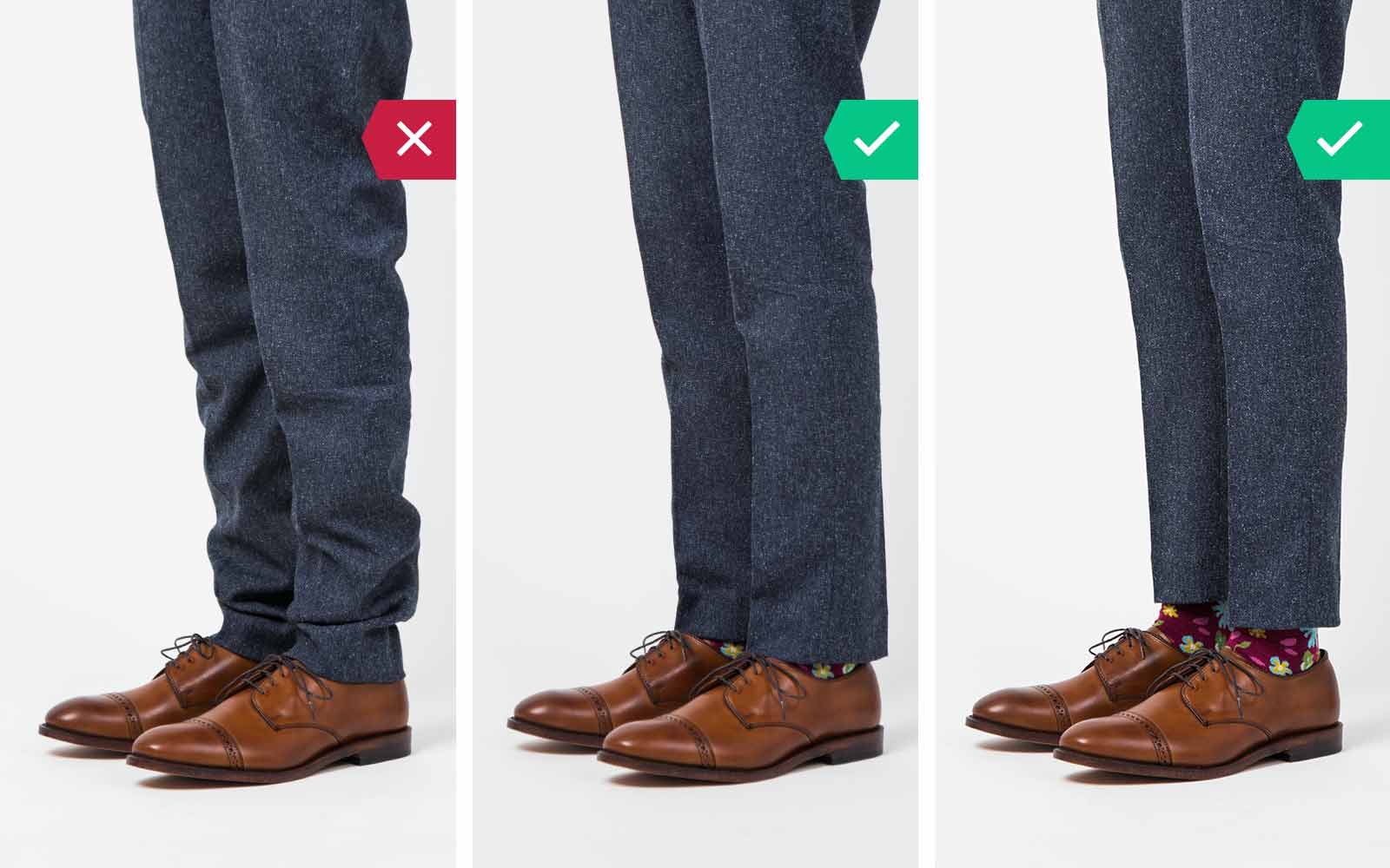 Trousers Length Comparison 