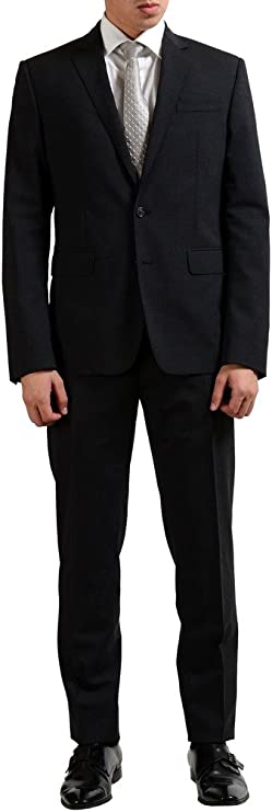 DSQUARED2 Mens Wool Charcoal Two Button Suit