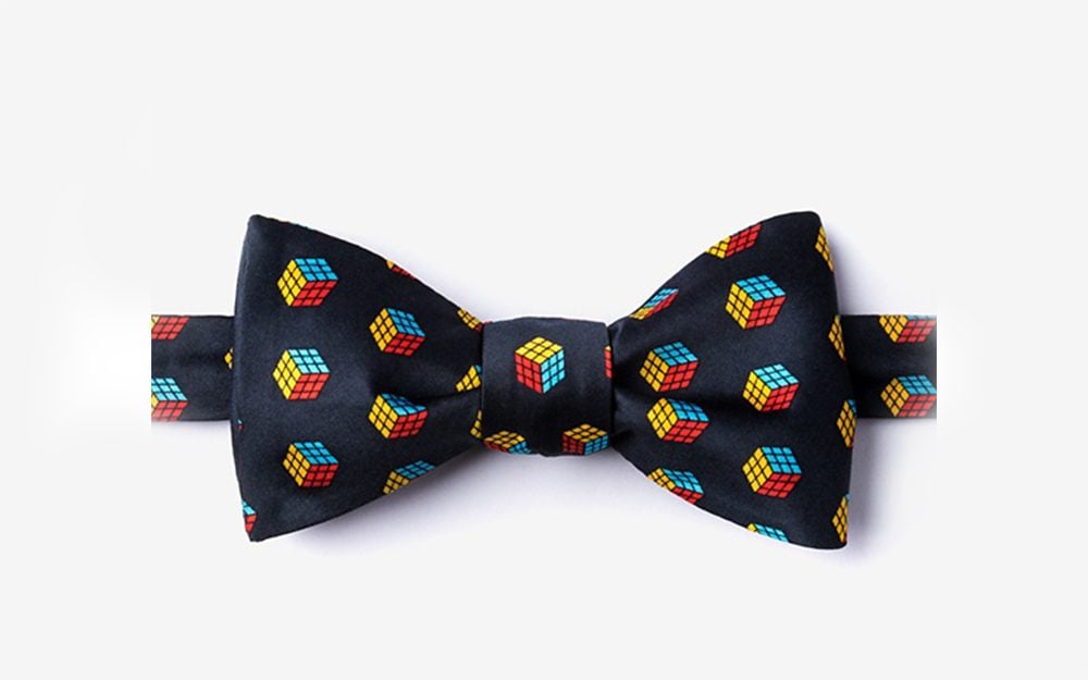 modern great influencers rubik's puzzle bowtie