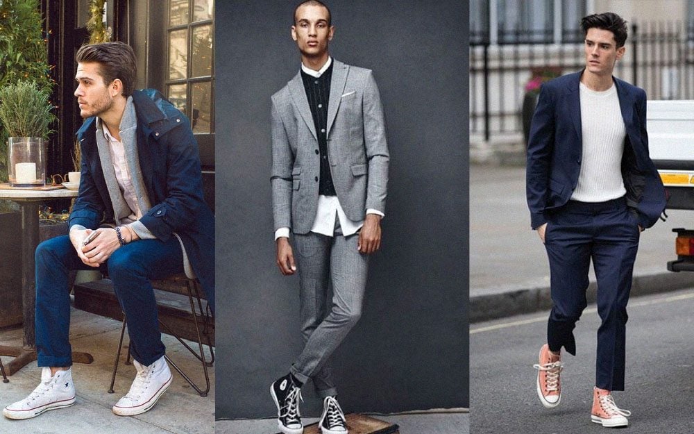 Converse High Tops and Suits