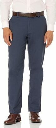 Mens Classic Fit Wrinkle Resistant Flat Front Chino Pant E1657601224898