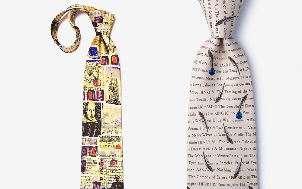 Great Influencers Shakespeare Tie