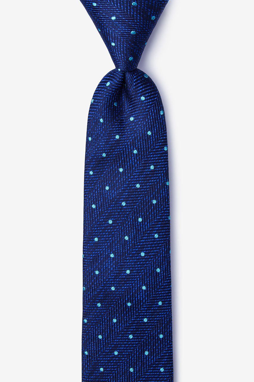 Navy Blue Silk Tully Skinny Tie 251260 540 1280 0