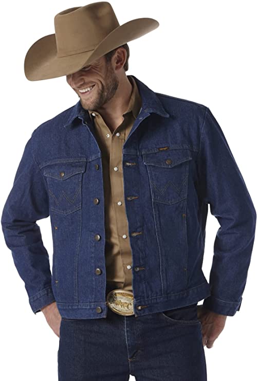 Wrangler Mens Cowboy Cut Western Unlined Denim Jacket