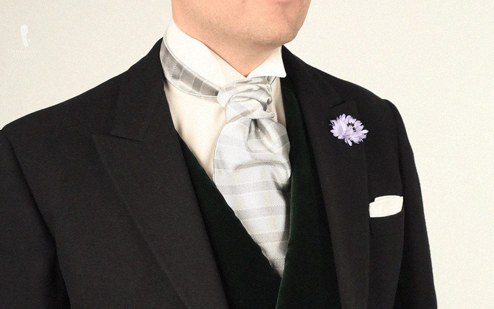 men's fashion history traditional ascot tie