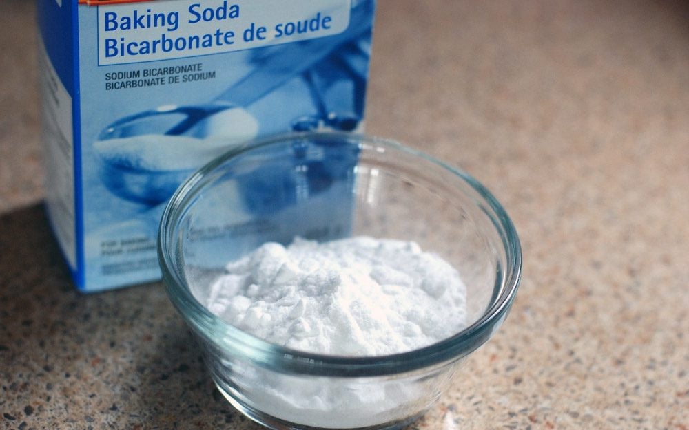 baking soda for yellow stains