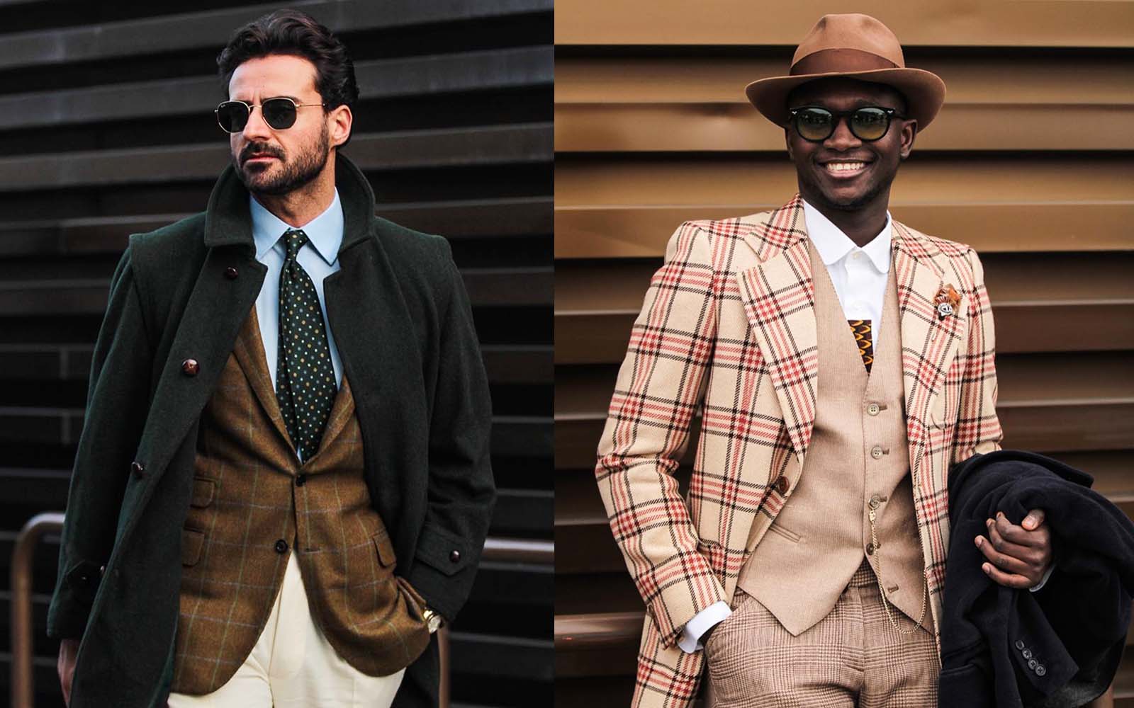 men wearing spezatto style suits