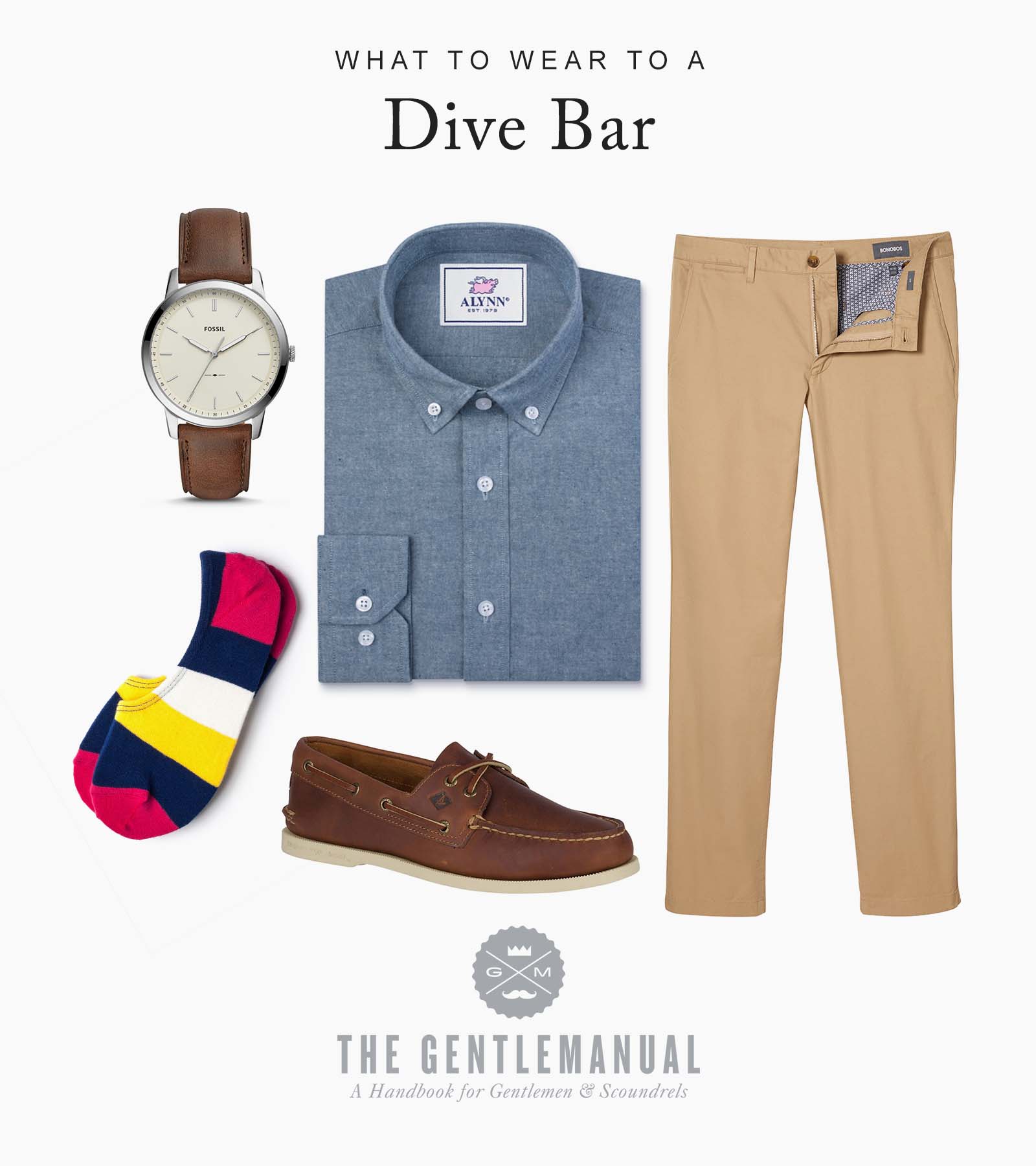 what to wear to a dive bar