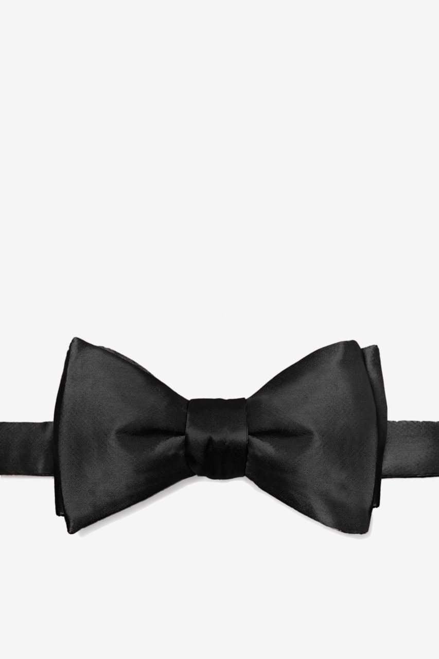 Black Silk Black Self Tie Bow Tie 219998 505 1280 0