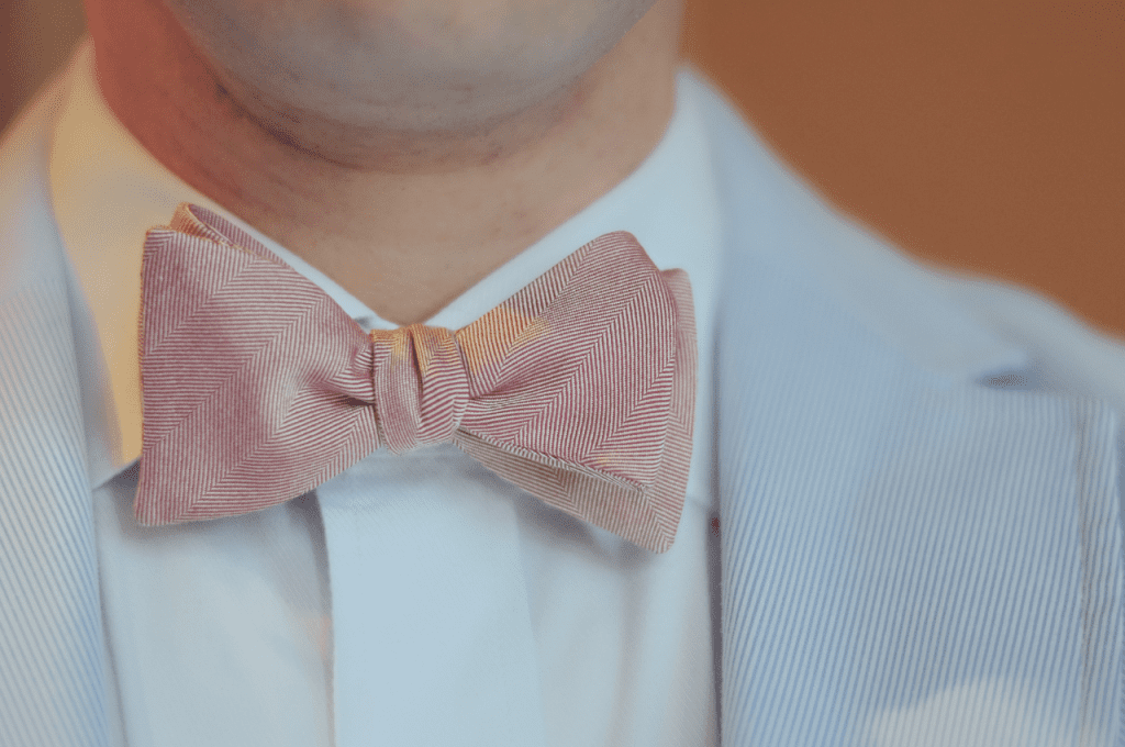 A man wearing a bow tie