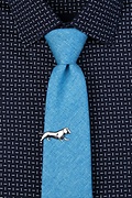 Blame the Dog Antiqued Silver Tie Bar Photo (2)