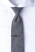 Knotted Rope Antiqued Silver Tie Bar Photo (1)