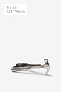 This is Not a Drill Antiqued Silver Tie Bar Photo (0)