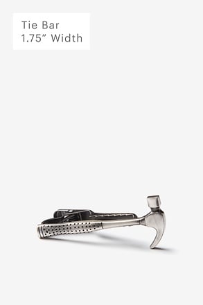 _This is Not a Drill Antiqued Silver Tie Bar_