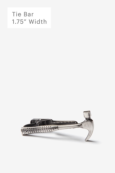 Antiqued Silver Metal This is Not a Drill Tie Bar