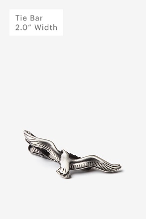 _You Go Gull Antiqued Silver Tie Bar_