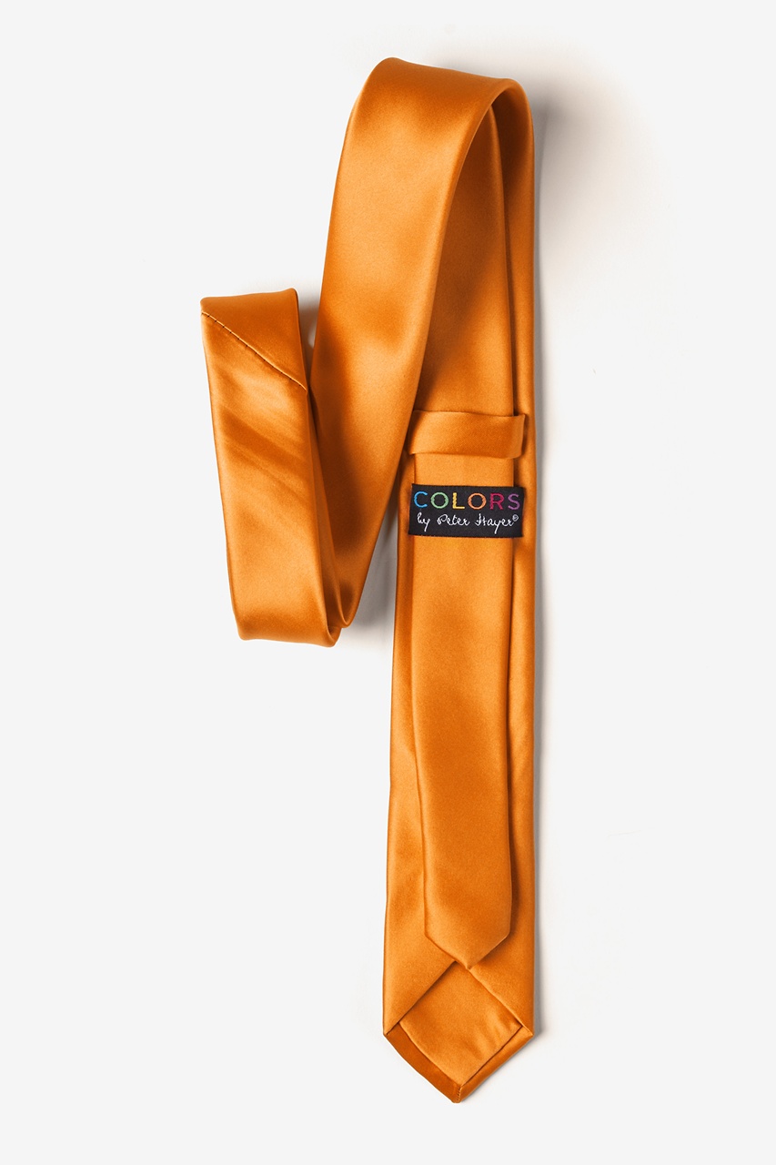 Apricot Skinny Tie Photo (2)