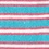 Aqua Carded Cotton Beverly Hills Stripe Sock