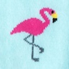 Aqua Carded Cotton Flocking Fabulous Medium-Large Sock