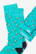 Bee Aqua Sock Photo (2)