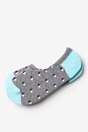 _La Habra Aqua No-Show Sock_