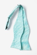 Aqua Scott Self-Tie Bow Tie Photo (1)