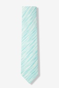 Aqua Scott Skinny Tie Photo (1)