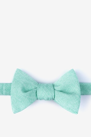 _Ben Aqua Self-Tie Bow Tie_