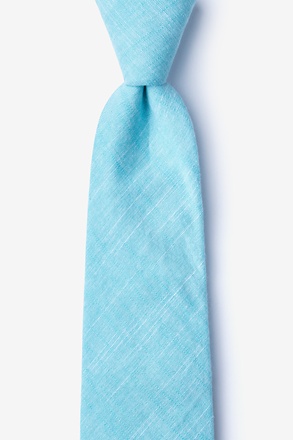 _Norton Aqua Extra Long Tie_