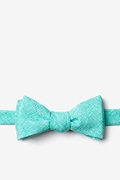 Tioga Aqua Skinny Bow Tie Photo (0)