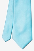 Aqua Sea Textured Extra Long Tie Photo (2)