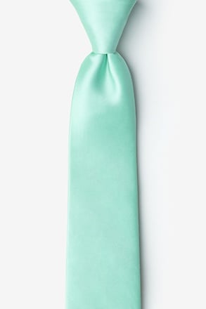 Aqua 3" Skinny Tie